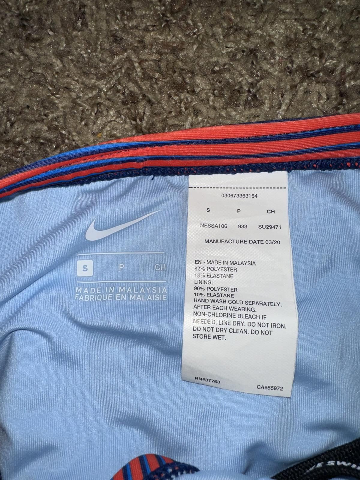 Nike Nike Swim Women’s Charge Red/Blue/Black Bikini Bottoms Size ONE SIZE - 4 Thumbnail