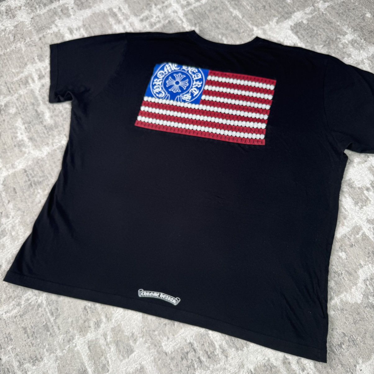 Chrome Hearts Flag USA dagger short sleeve tee shirt Size US XXL / EU 58 / 5 - 2 Thumbnail