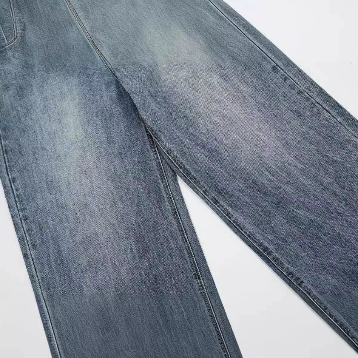 Japanese Brand × Jean American men's loose straight wide-leg casual jeans Size US 32 / EU 48 - 5 Thumbnail