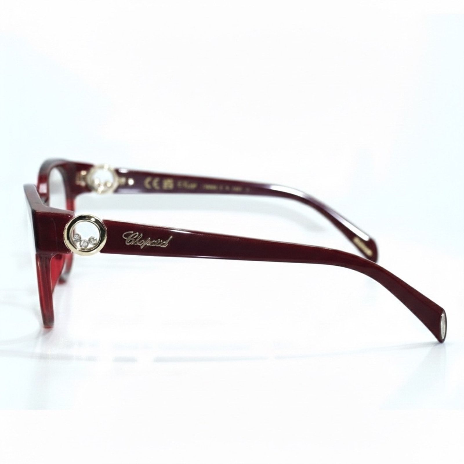 Chopard New! Chopard VCH350S 0954 Red/Burgundy Glasses, Authentic Size ONE SIZE - 4 Thumbnail
