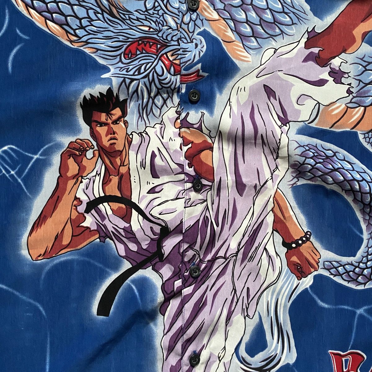Japanese Brand VINTAGE ANIME BOXY SHIRT TEKKEN STYLE CRAZY HAWAII 174 Size US XL / EU 56 / 4 - 5 Thumbnail