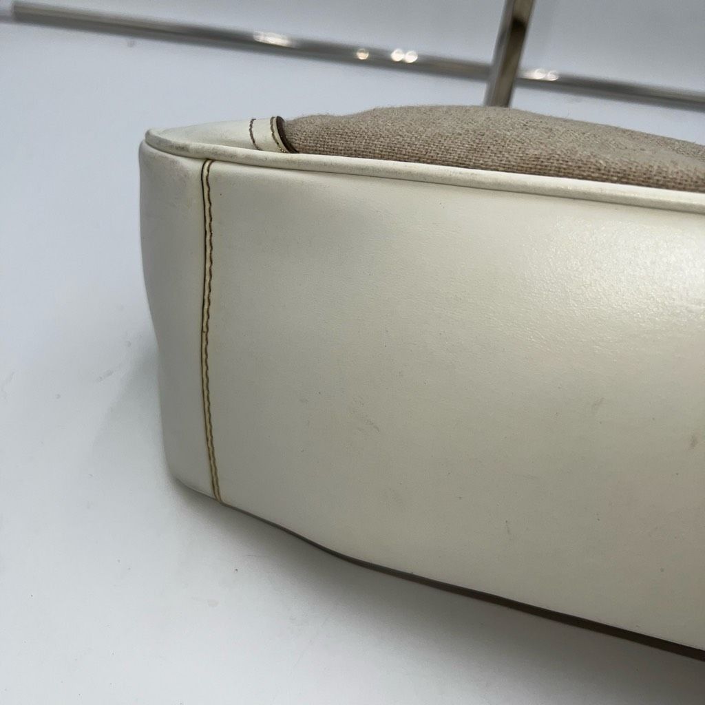 Etienne Aigner Etienne Aigner Vintage Linen and Leather Shoulder Bag Size ONE SIZE - 13 Thumbnail