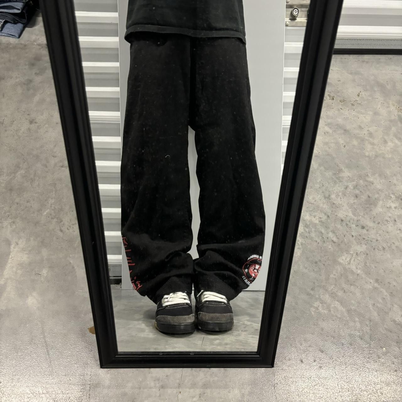 Japanese Brand × Vintage Crazy Vintage Y2K/2000 Baggy Black Martial Arts Opium Pants! Size US 28 / EU 44 - 1 Thumbnail