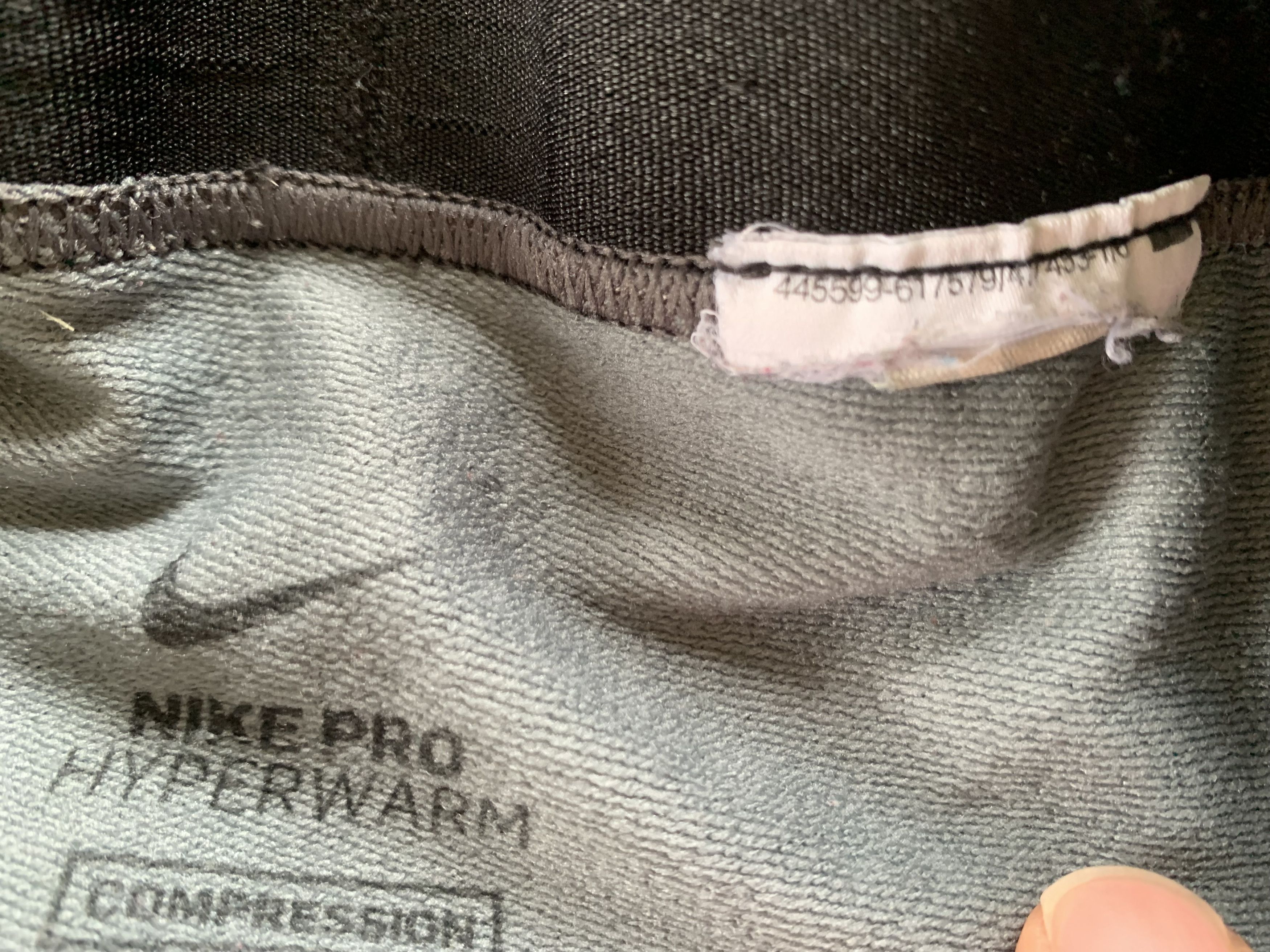 Nike Nike Pro Hyperwarm Compression Tights Leggins Size US 32 / EU 48 - 8 Thumbnail