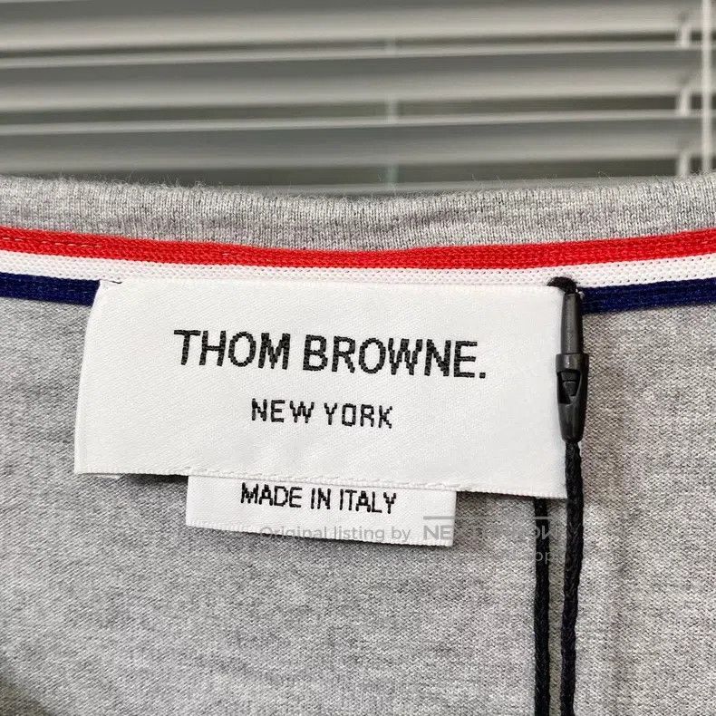 Thom Browne Thom Browne Grey Short-Sleeve T-Shirt Size US XXL / EU 58 / 5 - 8 Thumbnail
