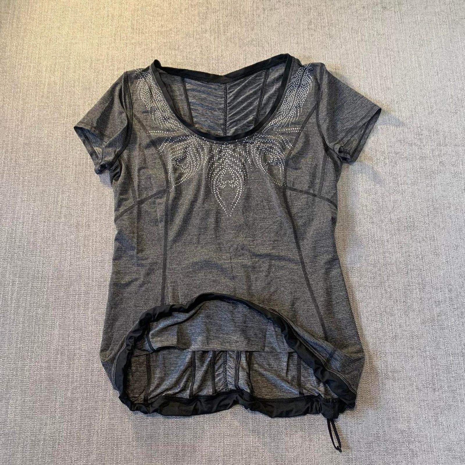 Lululemon Lululemon grey swiftly tech top gym outdoor Size L / US 10 / IT 46 - 4 Thumbnail