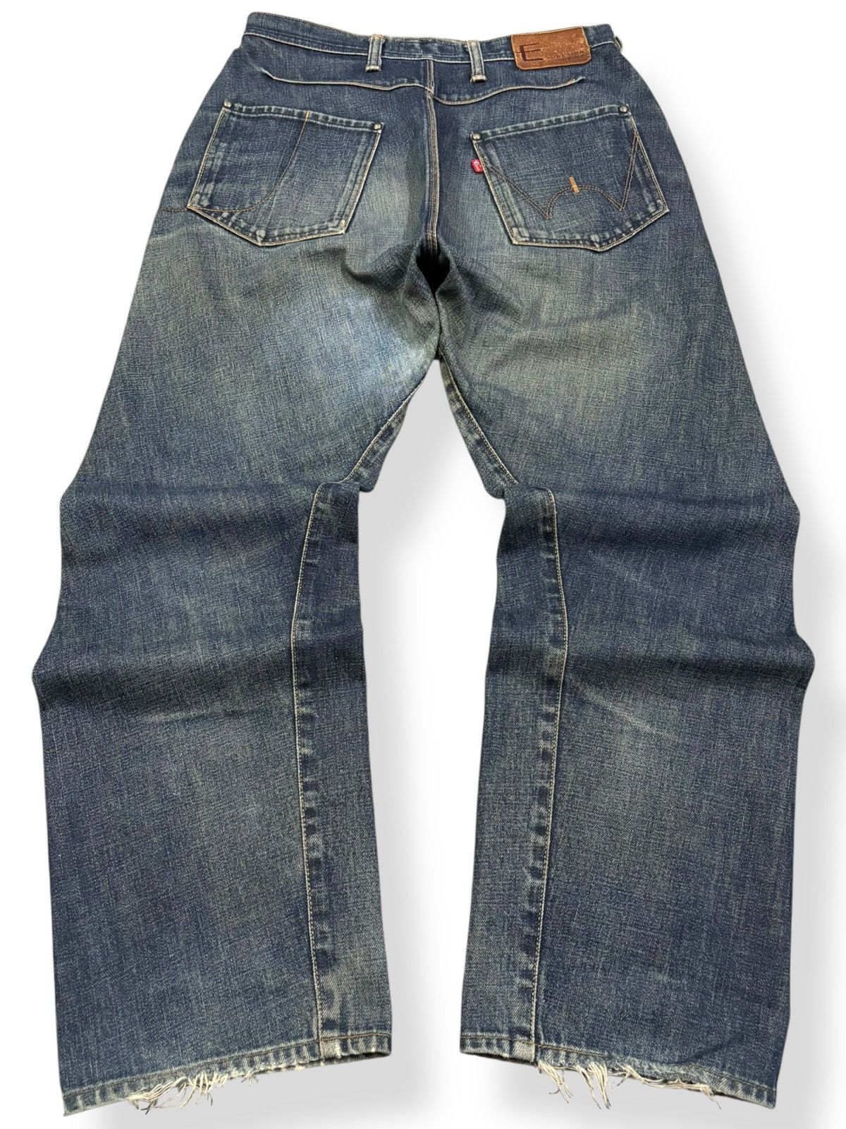 Vintage Edwin E Function Mud Wash Loose Twisted Leg Jeans