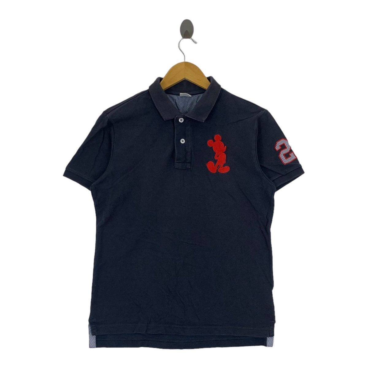 Disney IGNIO x MICKEY MOUSE Embossed Polo Tee Shirt Size M / US 6-8 / IT 42-44 - 1 Thumbnail
