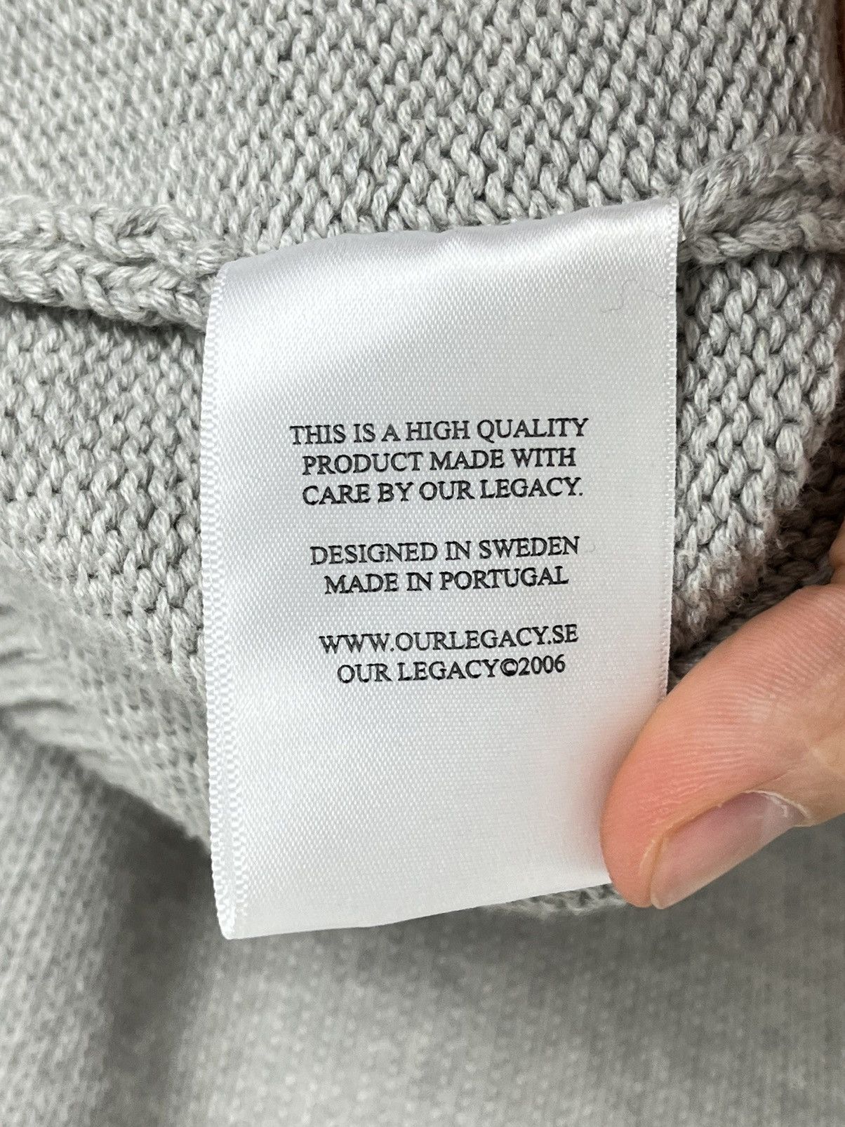 Our Legacy Our Legacy Heavy Knit Sweater V-neck Button Up Size US M / EU 48-50 / 2 - 9 Thumbnail