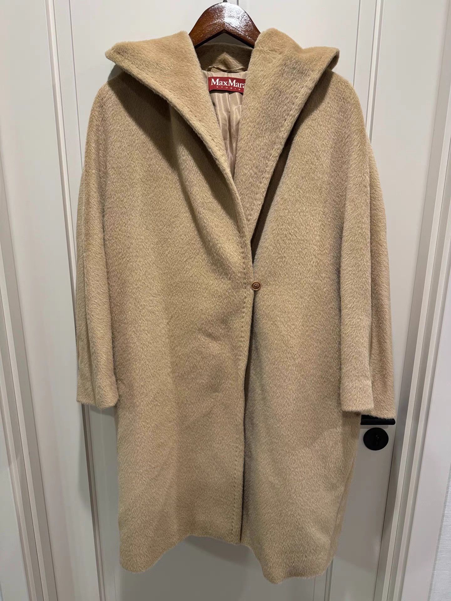 Max Mara MaxMara Teddy Hooded Coat K6 Size XS / US 0-2 / IT 36-38 - 2 Thumbnail