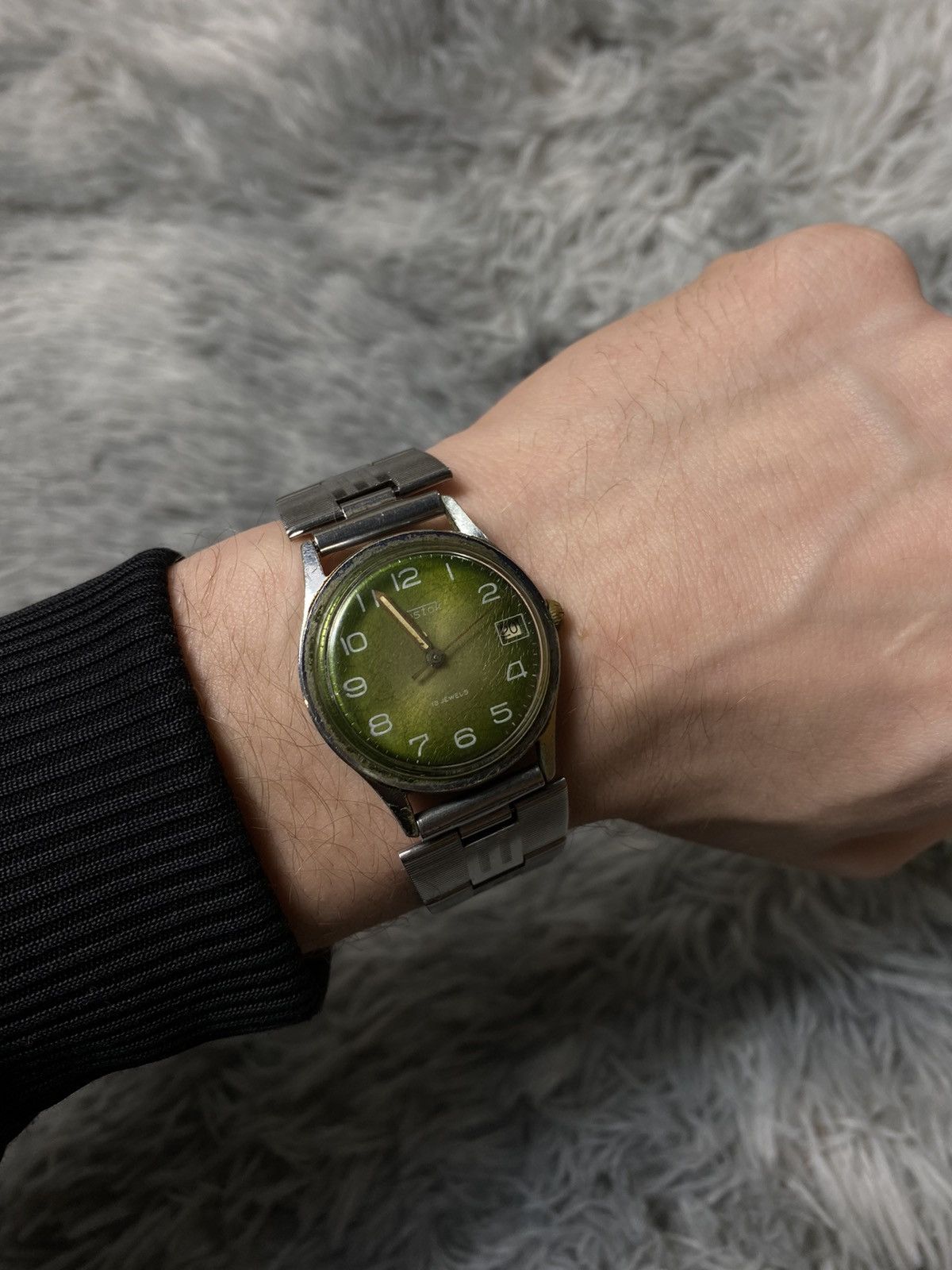 Japanese Brand Vintage Vostok Mechanical Watch Green Dial | Japanese Brand Size ONE SIZE - 9 Thumbnail