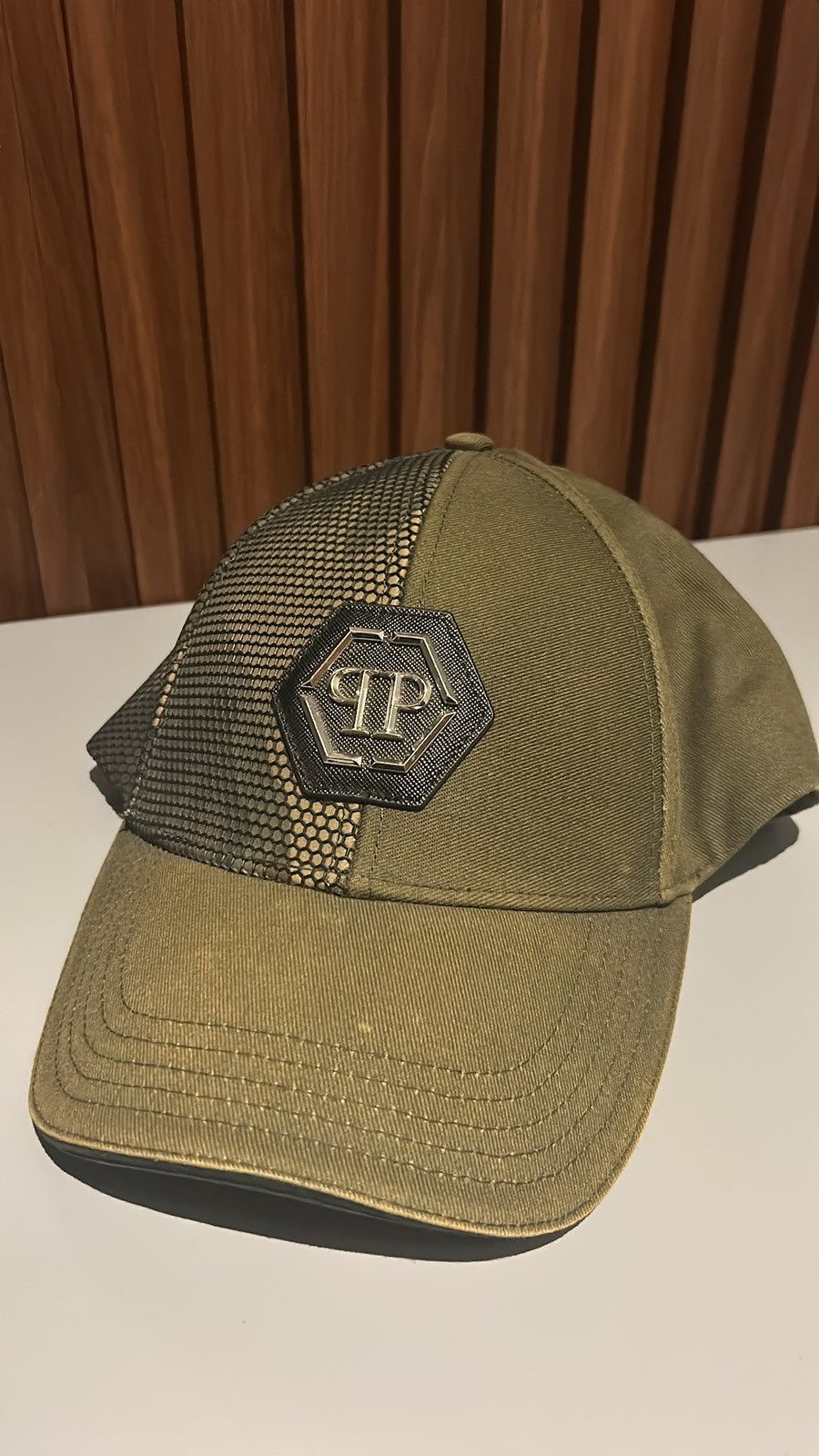 Philipp Plein Phillip Plein Green Military Cap Size ONE SIZE - 1 Thumbnail