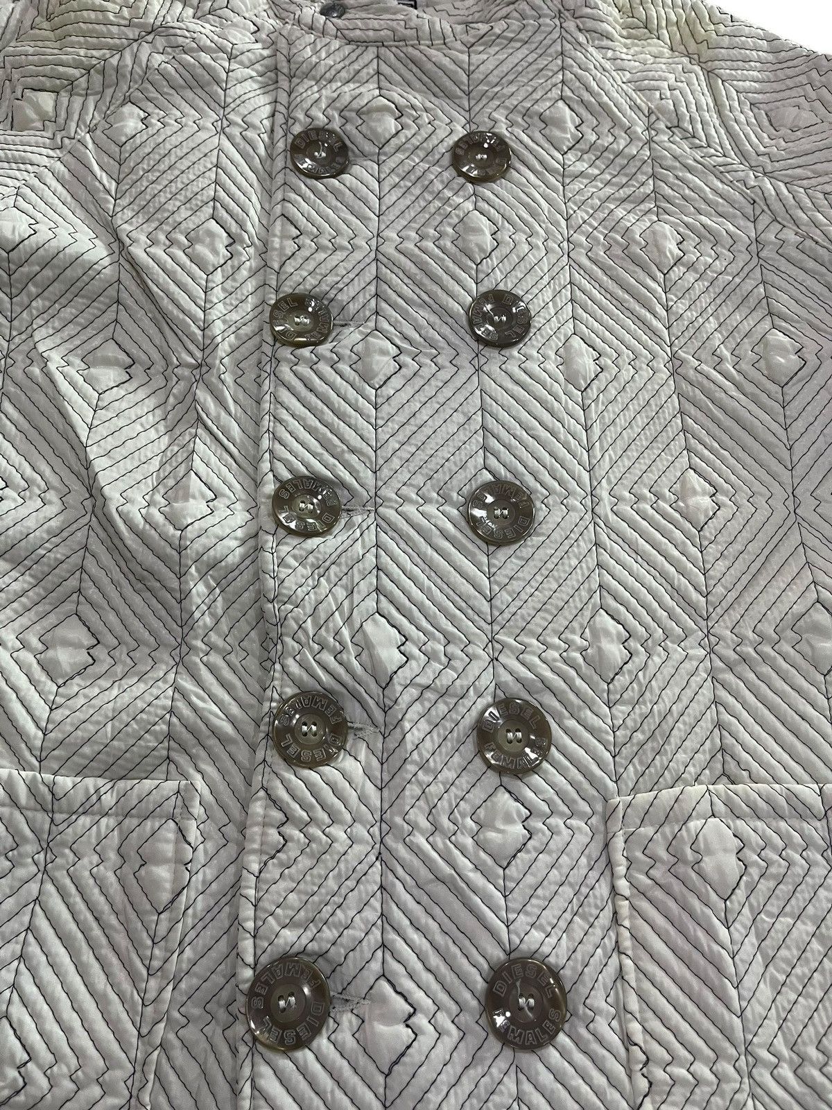 Diesel Vintage 90s Diesel Female Double Breasted Coat Size M / US 6-8 / IT 42-44 - 5 Thumbnail