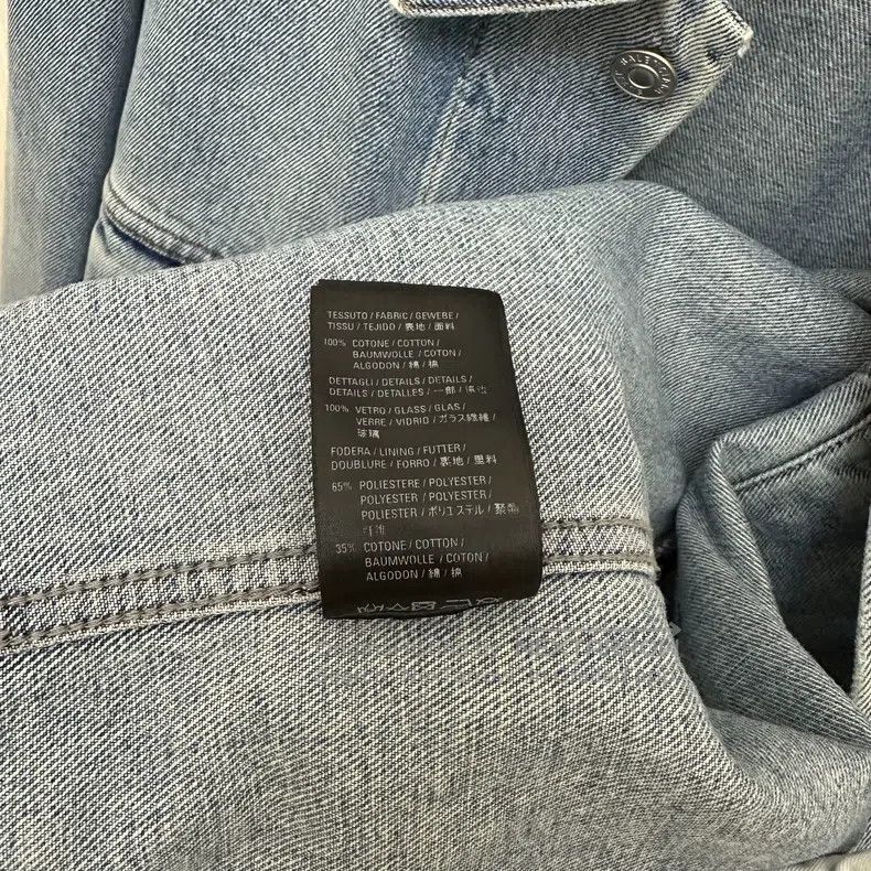 Balenciaga Balenciaga Crystal Denim Jacket Size XXS / US 00 / IT 34 - 6 Thumbnail