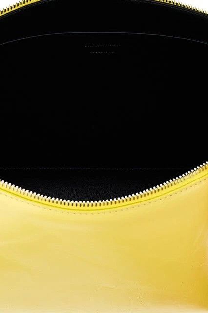 Jil Sander JIL SANDER Yellow Leather Clutch Bag New Size ONE SIZE - 3 Thumbnail