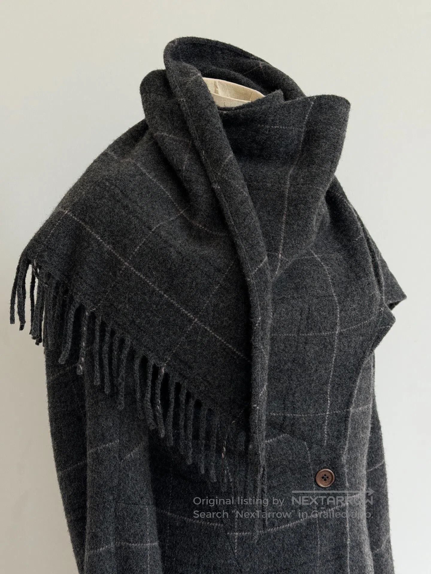 Alexander McQueen Alexander McQueen 1999 AW Overlook Wool Coat. Size US XXS / EU 40 - 2 Thumbnail
