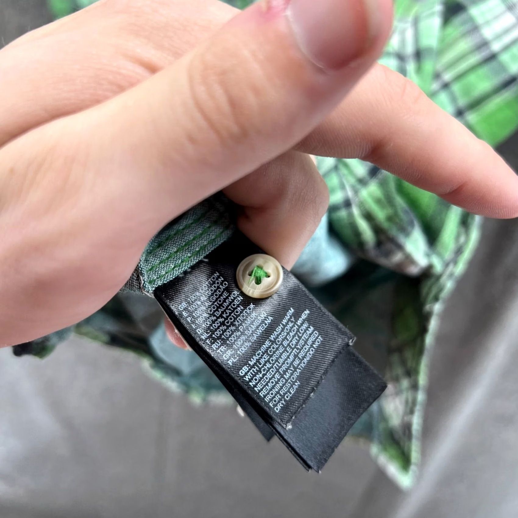 The North Face The North Face Shirt Men 2XL Green Button-Down Plaid Short Sleeve Casual Shirt Size US XXL / EU 58 / 5 - 4 Thumbnail