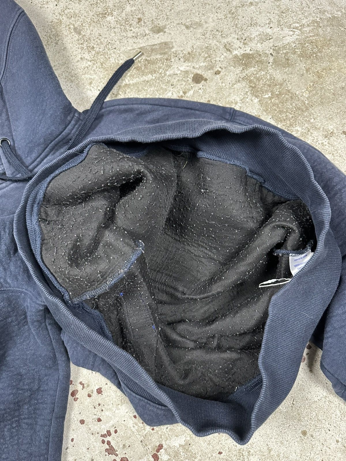 Ader Error Ader Error Navy Boxy Camel Hoodie Center Logo Size US S / EU 44-46 / 1 - 12 Thumbnail