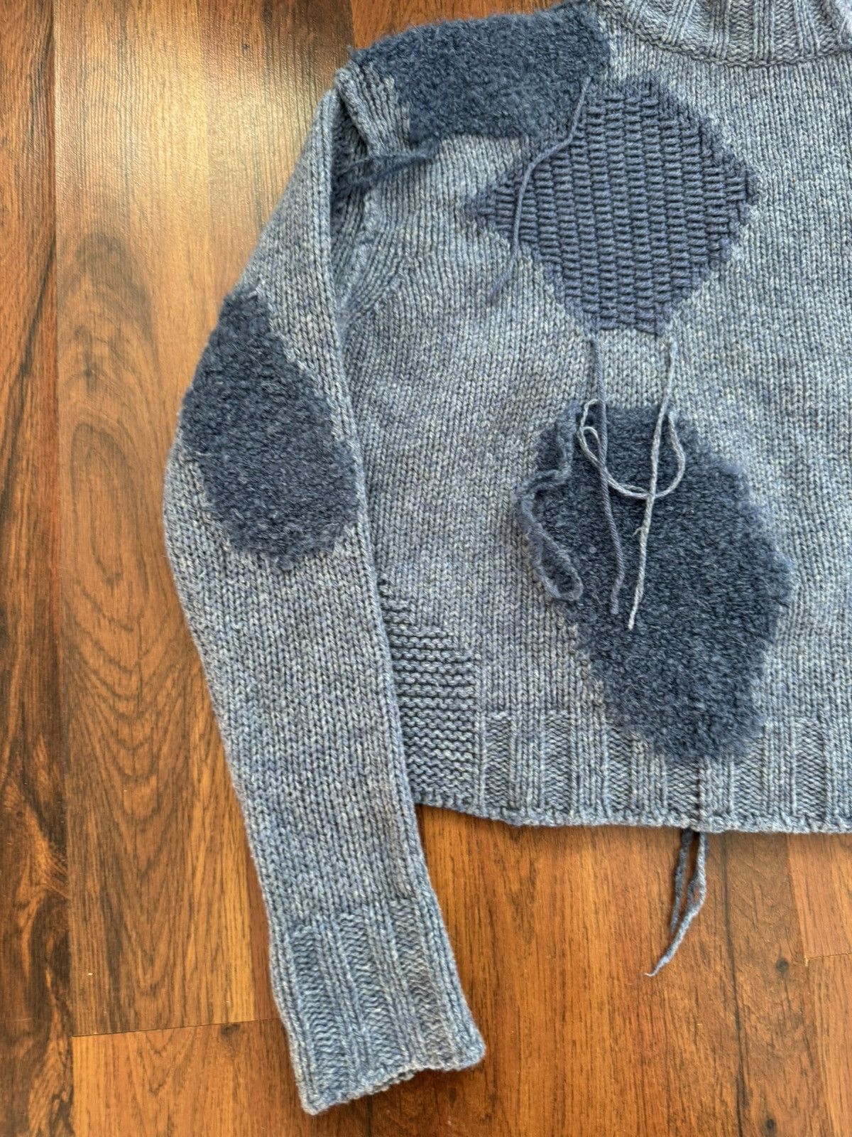 Acne Studios RARE GRAIL acne studios patchwork Ovira Asymetrical Knit XS Size US XS / EU 42 / 0 - 3 Thumbnail