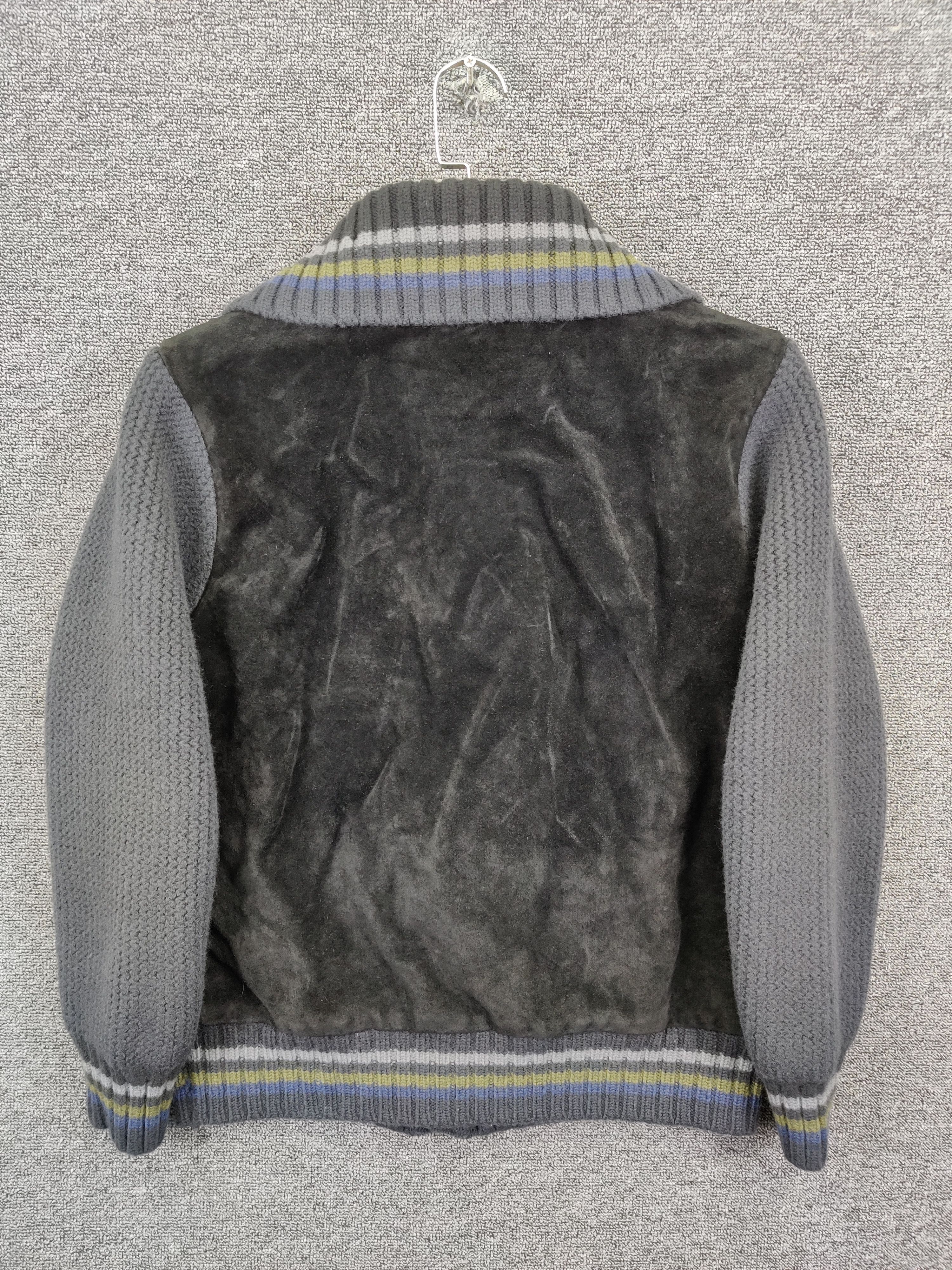 Paul Smith Paul Smith Cowhide Leather Suede Knit Jacket Size US M / EU 48-50 / 2 - 6 Thumbnail