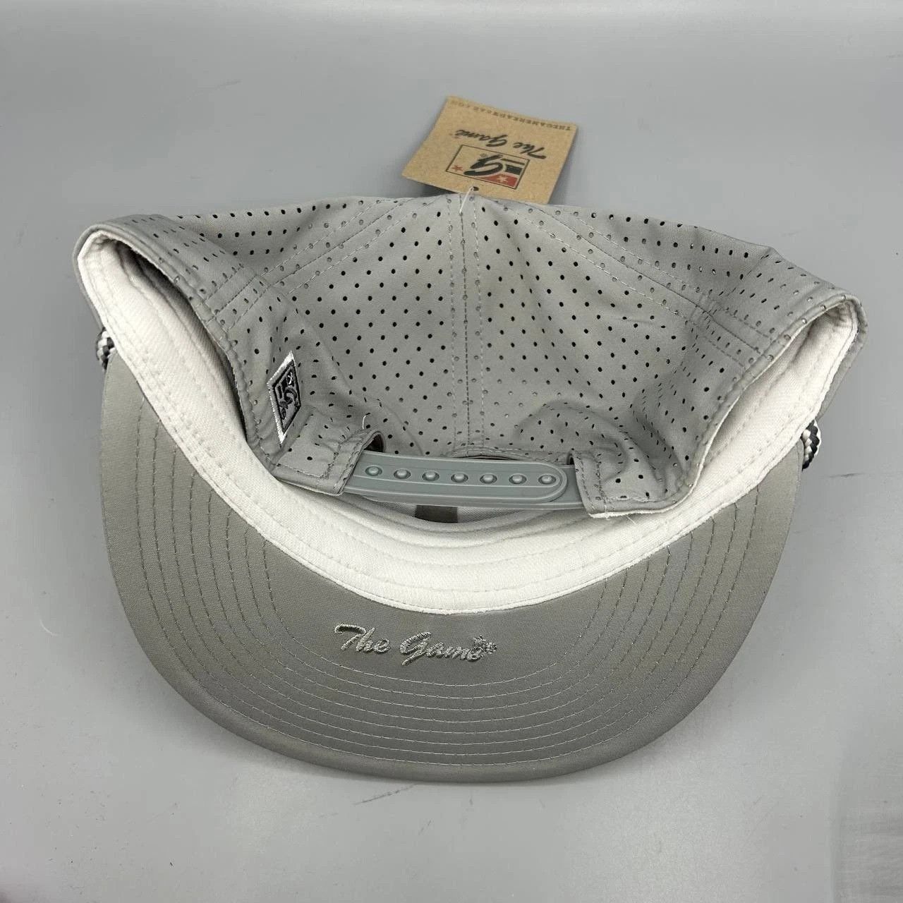 The Game The Game Hat Men Gray Blank Plain Snap Back Cap New Size ONE SIZE - 8 Thumbnail