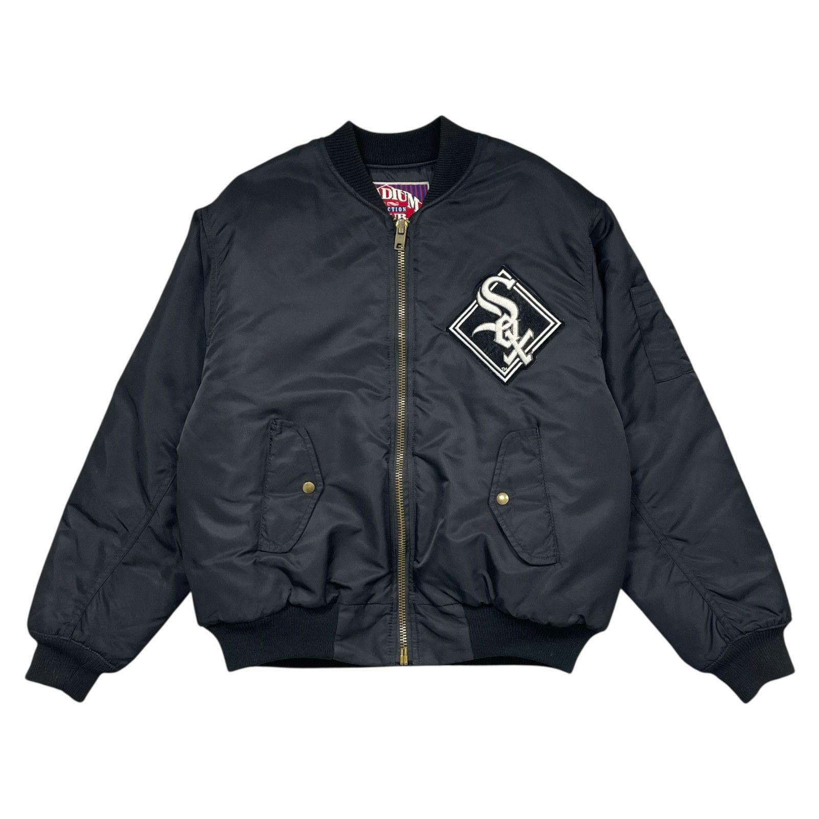 MLB RARE VTG 90s CHICAGO WHITE SOX BOMBER PUFFER SATIN JACKET L Size US L / EU 52-54 / 3 - 2 Thumbnail
