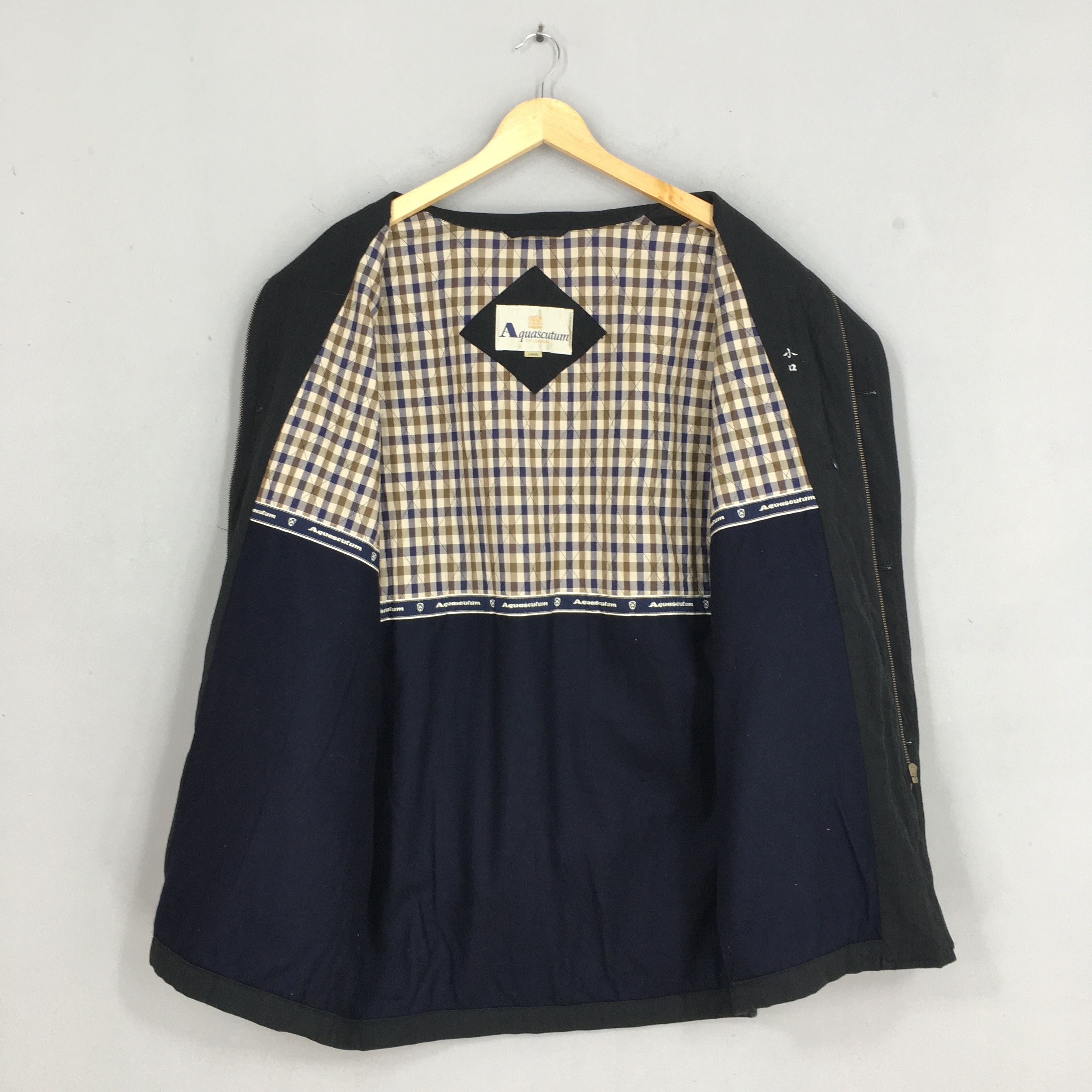 Aquascutum Vintage 90's Aquascutum London Black Jacket Large Size US L / EU 52-54 / 3 - 4 Thumbnail