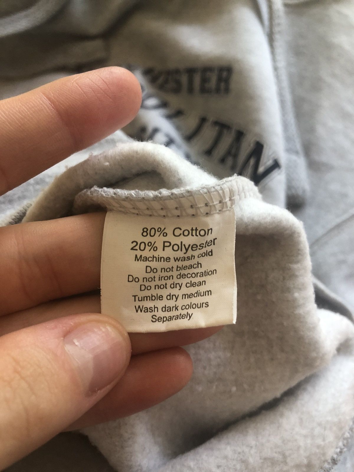 Vintage MANCHESTER METROPOLITAN UNIVERSITY BRITISH COLLEGE HOODIE Size US L / EU 52-54 / 3 - 4 Thumbnail