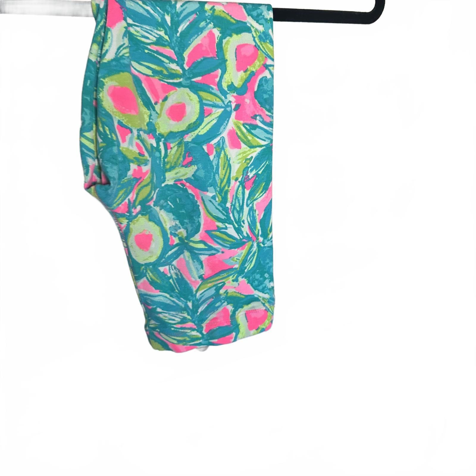 Designer Lilly Pulitzer Colorful Print Leggings - Size 8/10 Size ONE SIZE - 1 Thumbnail