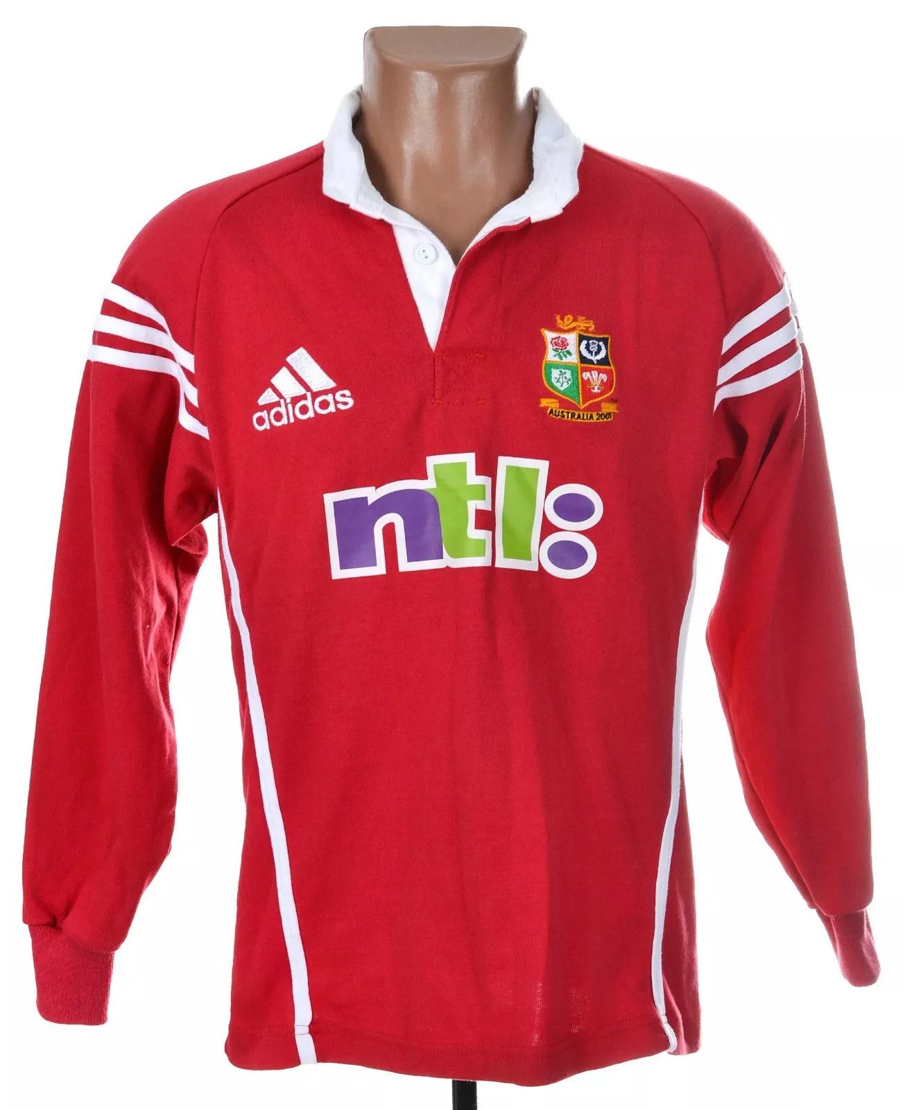 Adidas BRITISH IRISH LIONS 2001 SHIRT JERSEY ADIDAS SIZE S ADULT Size US S / EU 44-46 / 1 - 1 Thumbnail