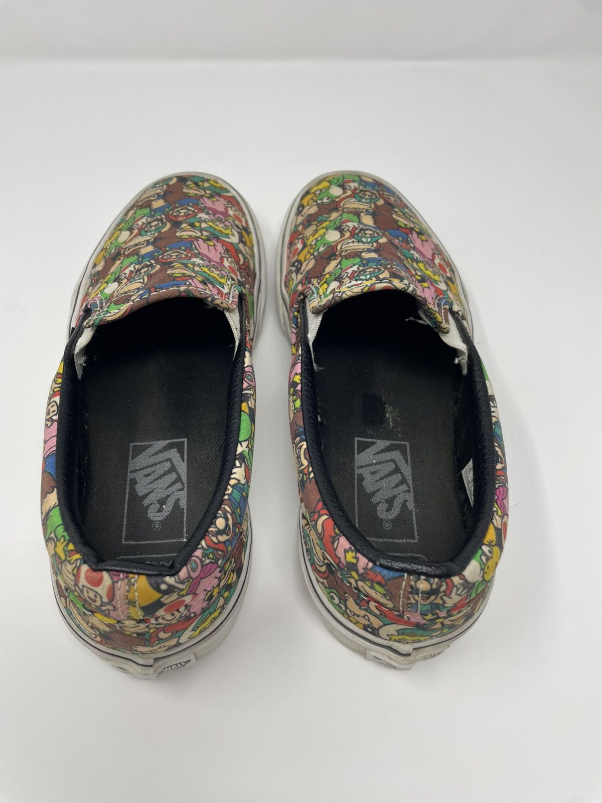 Nintendo × Vans Vans x Nintendo Super Mario Bros GAME OVER Mens 6.5 Slip on Size US 6.5 / EU 39-40 - 3 Thumbnail