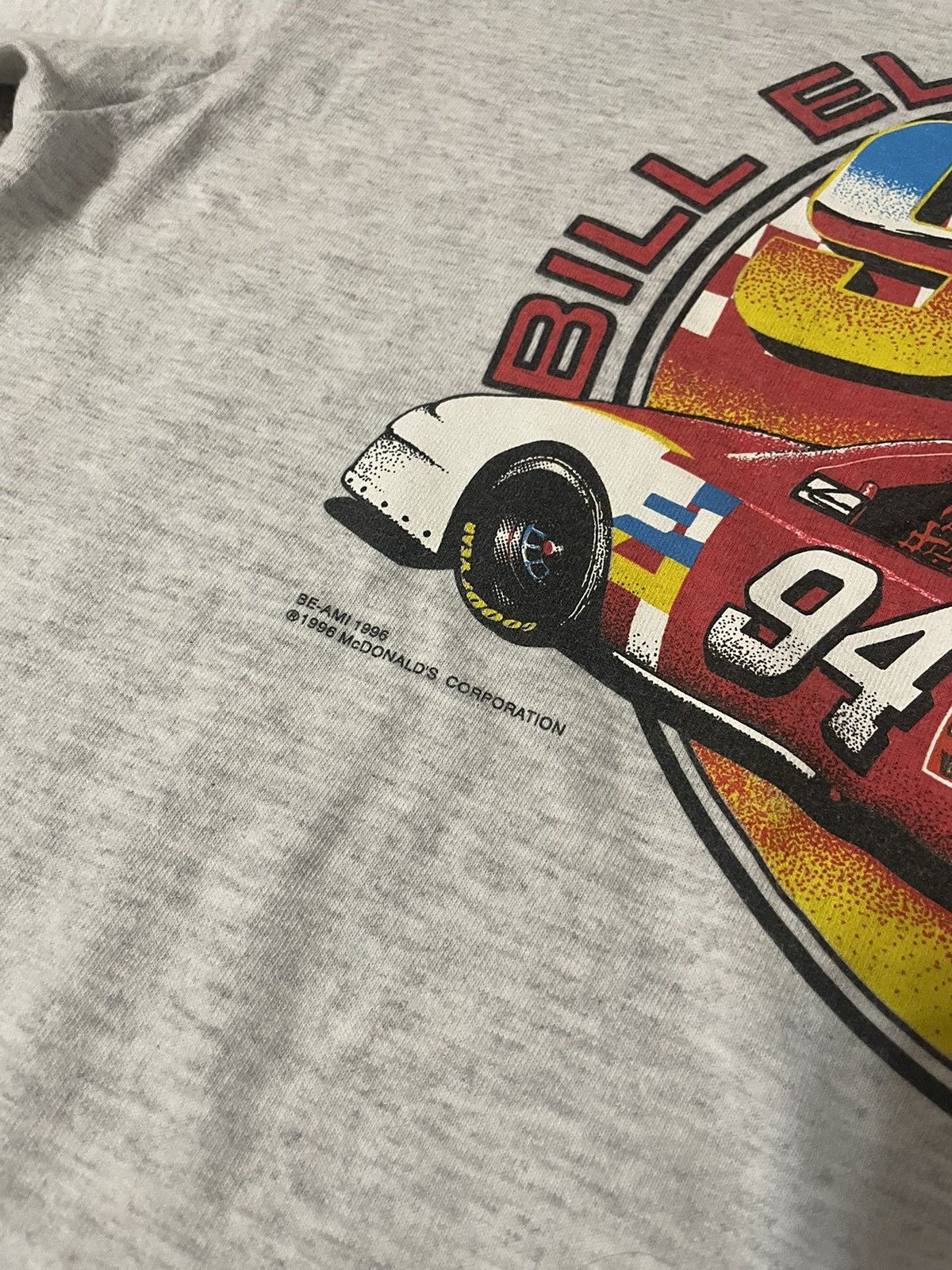 NASCAR Vintage 90s Bill Elliot Nascar McDonalds Racing T Shirt XL Size US XL / EU 56 / 4 - 5 Thumbnail
