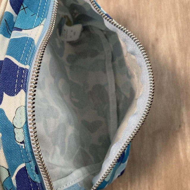 Bape × Kaws BAPE × KAWS Bendy ABC Camo Blue Pouch a bathing ape NIGO Size ONE SIZE - 3 Thumbnail
