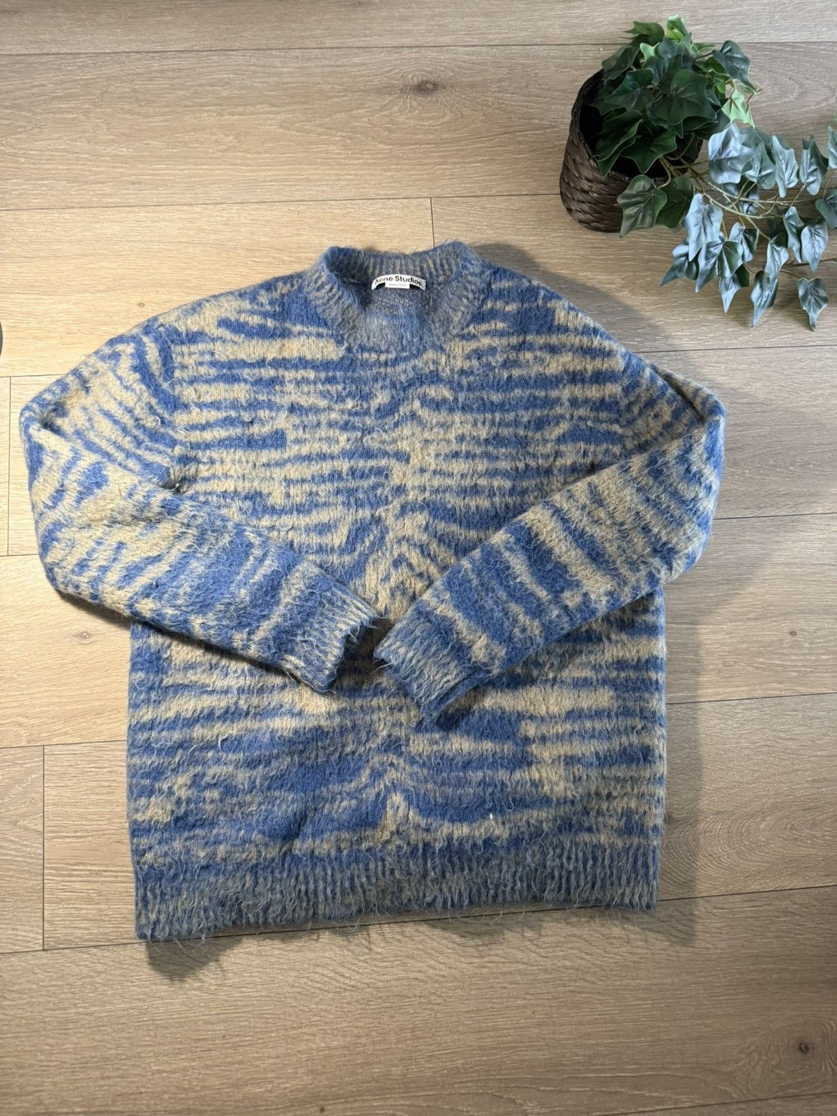 Acne Studios Acne Studios Jacquard Mohair Jumper Size US L / EU 52-54 / 3 - 1 Thumbnail