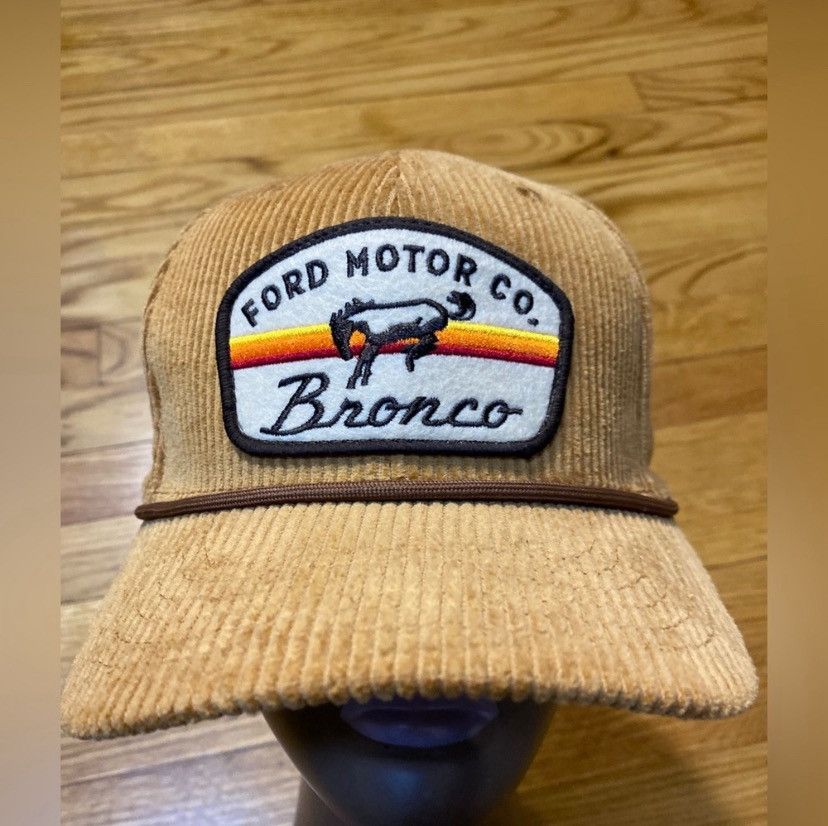 Mad Engine FORD MOTOR COMPANY BRONCO Brown Corduroy Snapback New! Size ONE SIZE - 4 Thumbnail