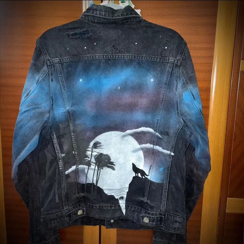 Amiri Amiri 18AW Swarovski Crystal Starry Sky Sequined Jacket Size US S / EU 44-46 / 1 - 2 Thumbnail
