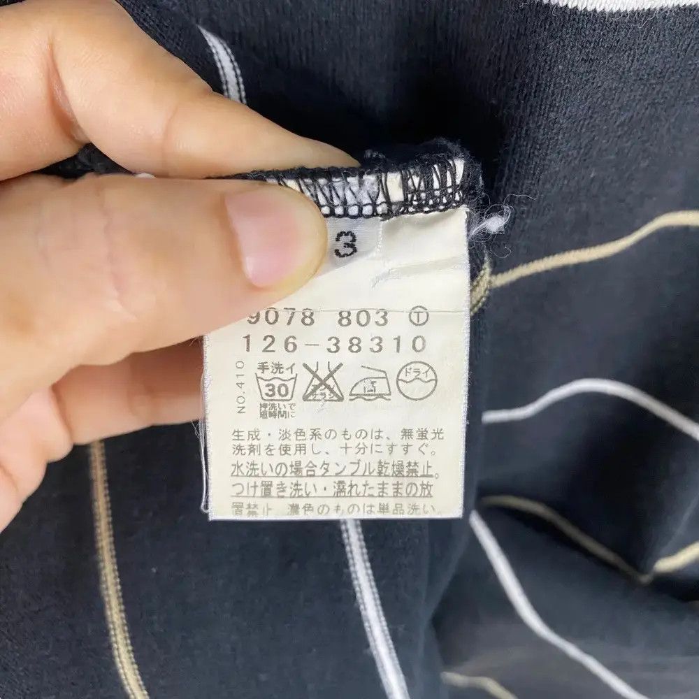 Boycott BOYCOTT JAPAN Grand Dad Collar Striped Tee Shirt Size 3 Size US M / EU 48-50 / 2 - 6 Thumbnail