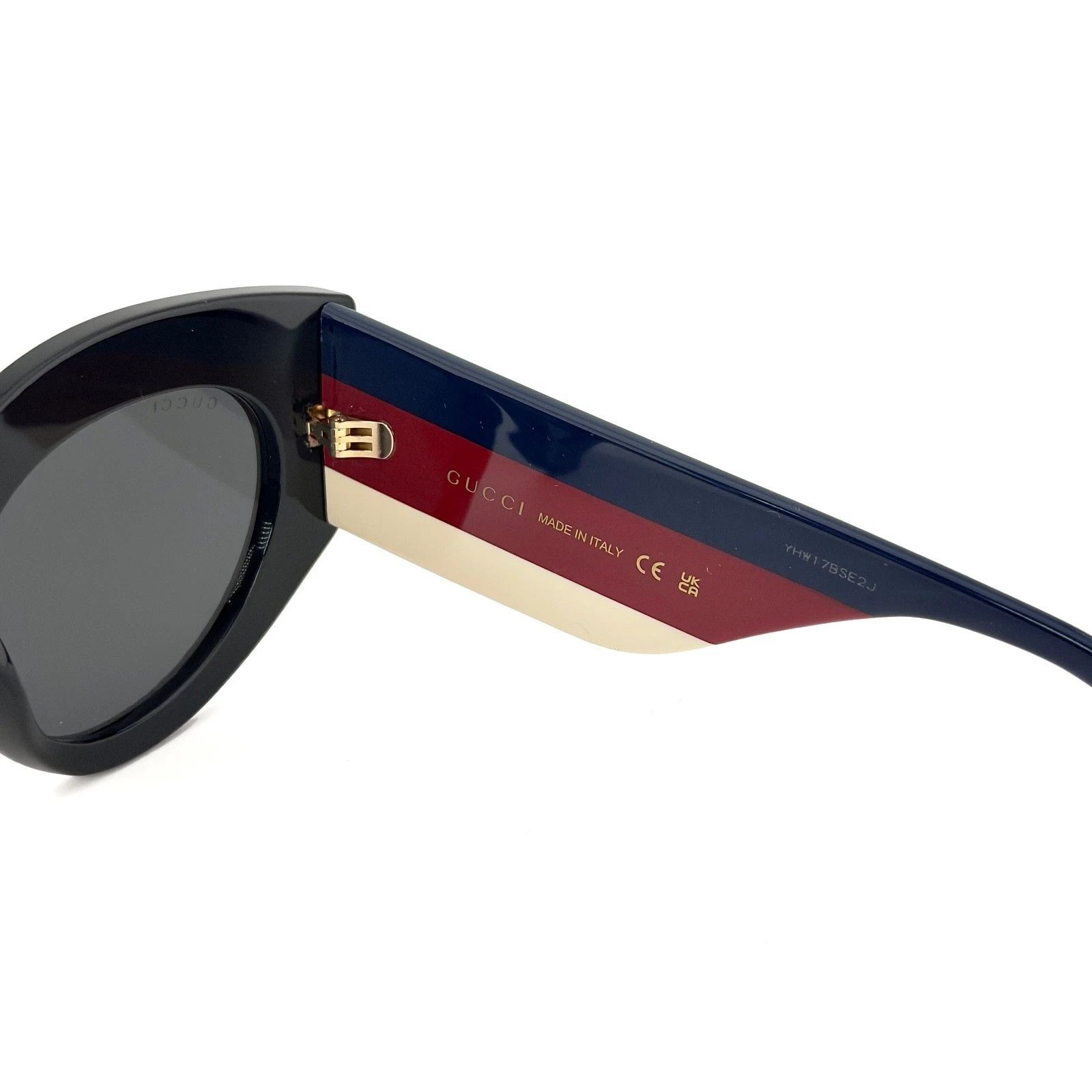 Gucci GUCCI Gg0275S 0275 Black Blue Red Classic Sunglasses 001 Size ONE SIZE - 7 Thumbnail