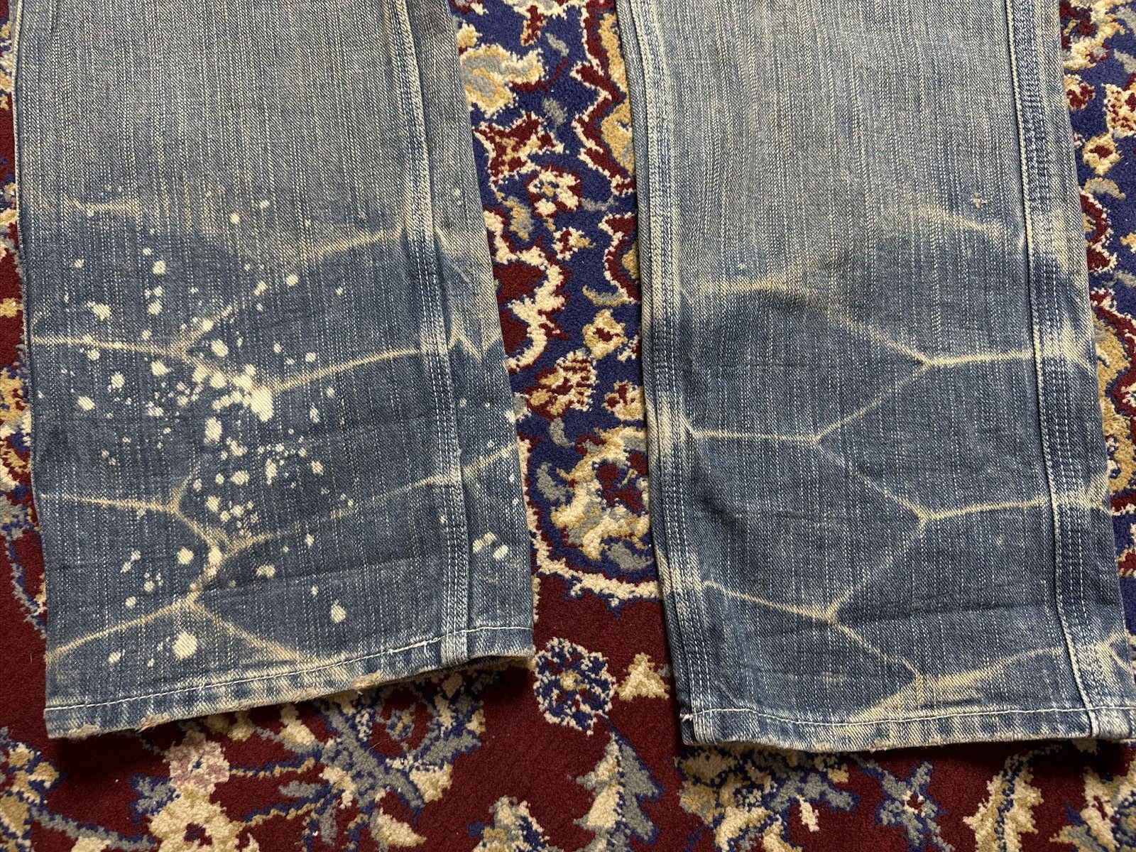 Vintage Vintage GL Heart Distressed Faded Japanese Jeans Denim y2k Size US 31 - 6 Thumbnail