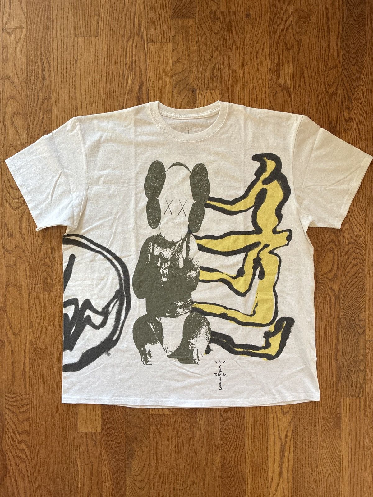 Fragment Design × Kaws × Travis Scott Travis Scott Cactus Jack Fragment Kaws Tee Size US L / EU 52-54 / 3 - 1 Thumbnail