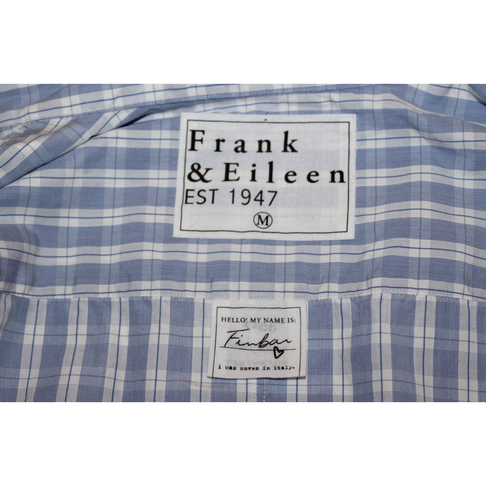 Frank & Eileen Frank & Eileen Blue Finbar Checkered Button-Up Shirt Mens M Size US M / EU 48-50 / 2 - 2 Thumbnail