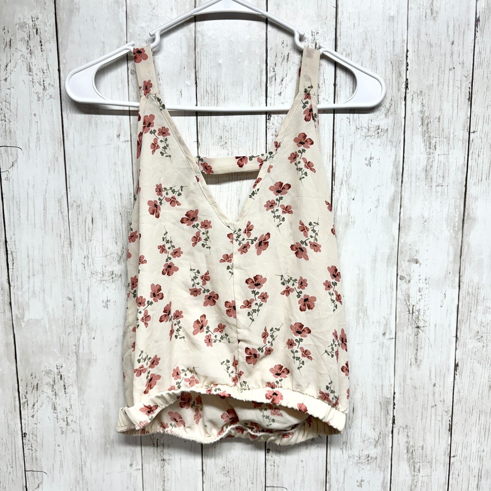 Other Sienna Sky Tank Top Size XS Daisy Ruffle Cropped Ivory Size XS / US 0-2 / IT 36-38 - 4 Thumbnail