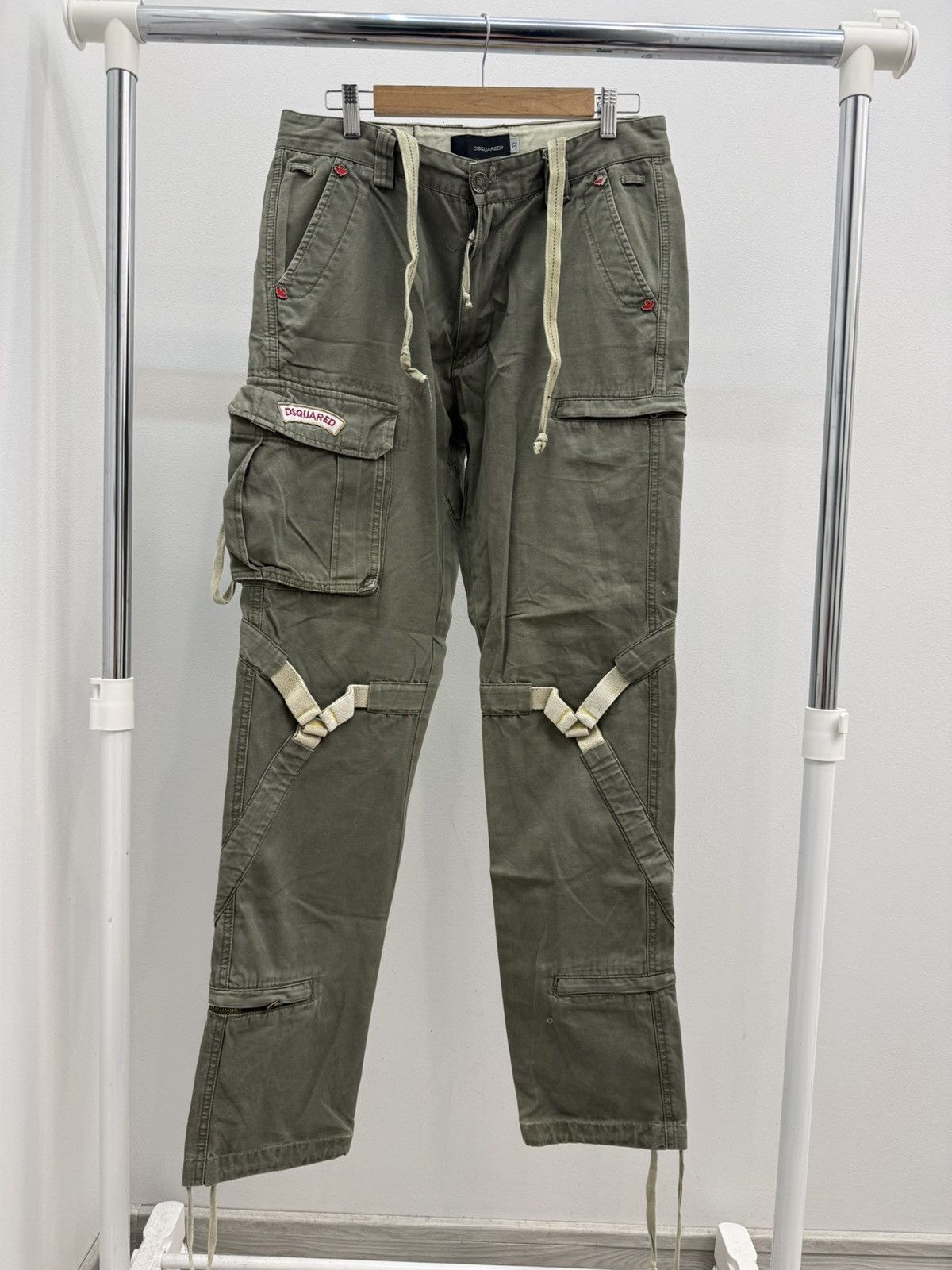 Dsquared2 Dsquared2 SS01 Tactical Military Bondage Cargo Pants Size US 32 / EU 48 - 1 Thumbnail