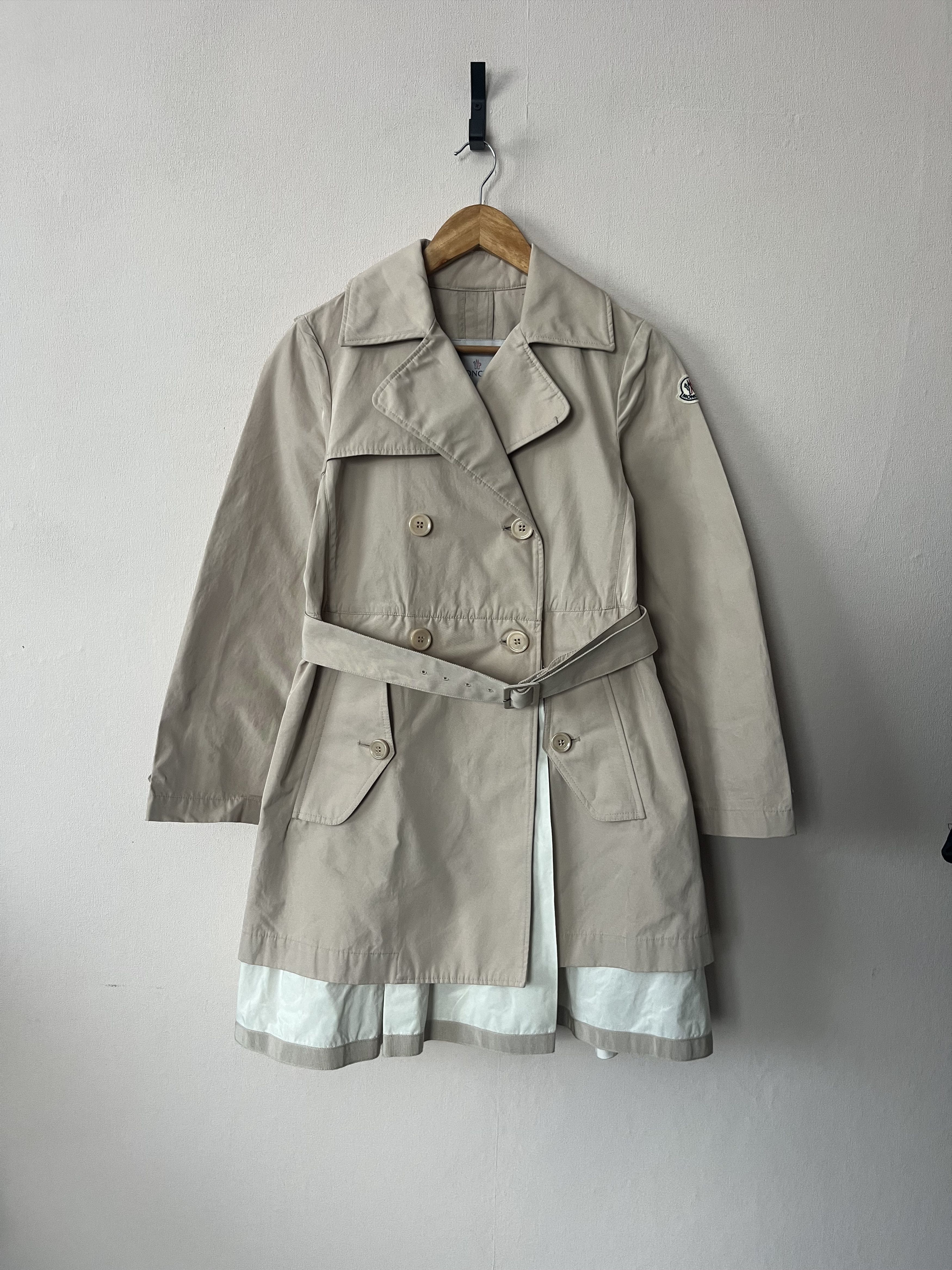 Moncler Moncler Womens Trench Coat Size 1 Adeline Giubotto Size S / US 4 / IT 40 - 1 Thumbnail