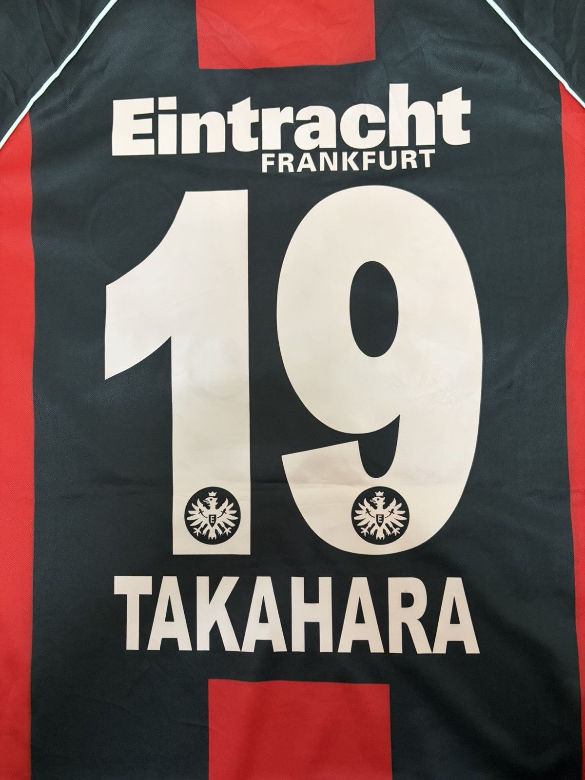 Vintage VINTAGE EINTRACHT FRANKFURT 06/07 HOME #19 TAKAHARA JERSEY Size US XL / EU 56 / 4 - 13 Thumbnail