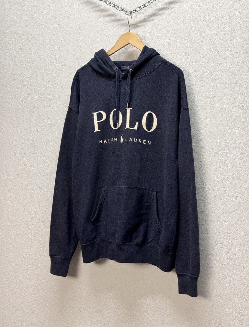 Polo Ralph Lauren Polo Ralph Lauren Vintage Hoodie Size US L / EU 52-54 / 3 - 1 Thumbnail