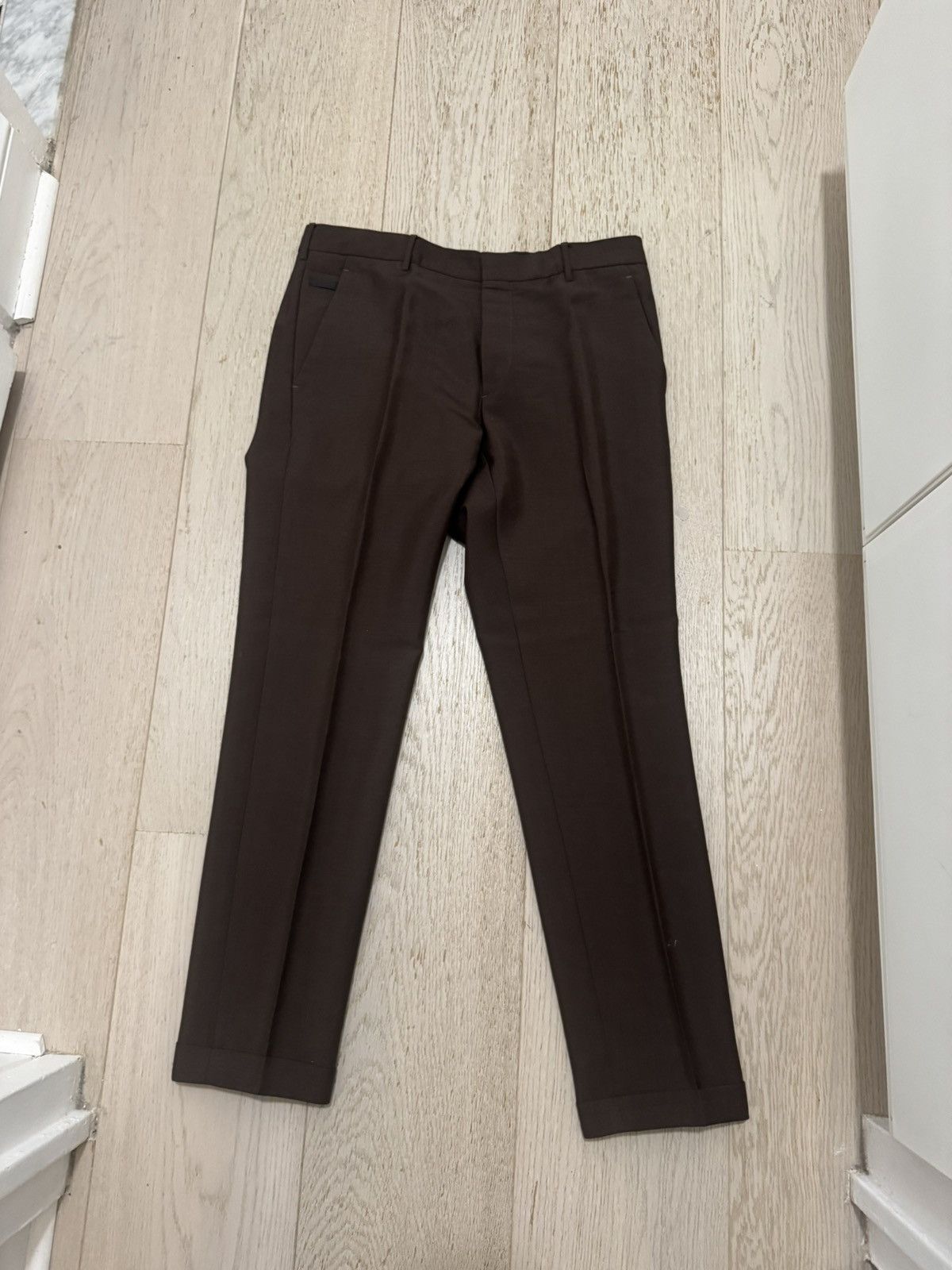 Prada Prada Classic pants - brown Size US 30 / EU 46 - 1 Thumbnail