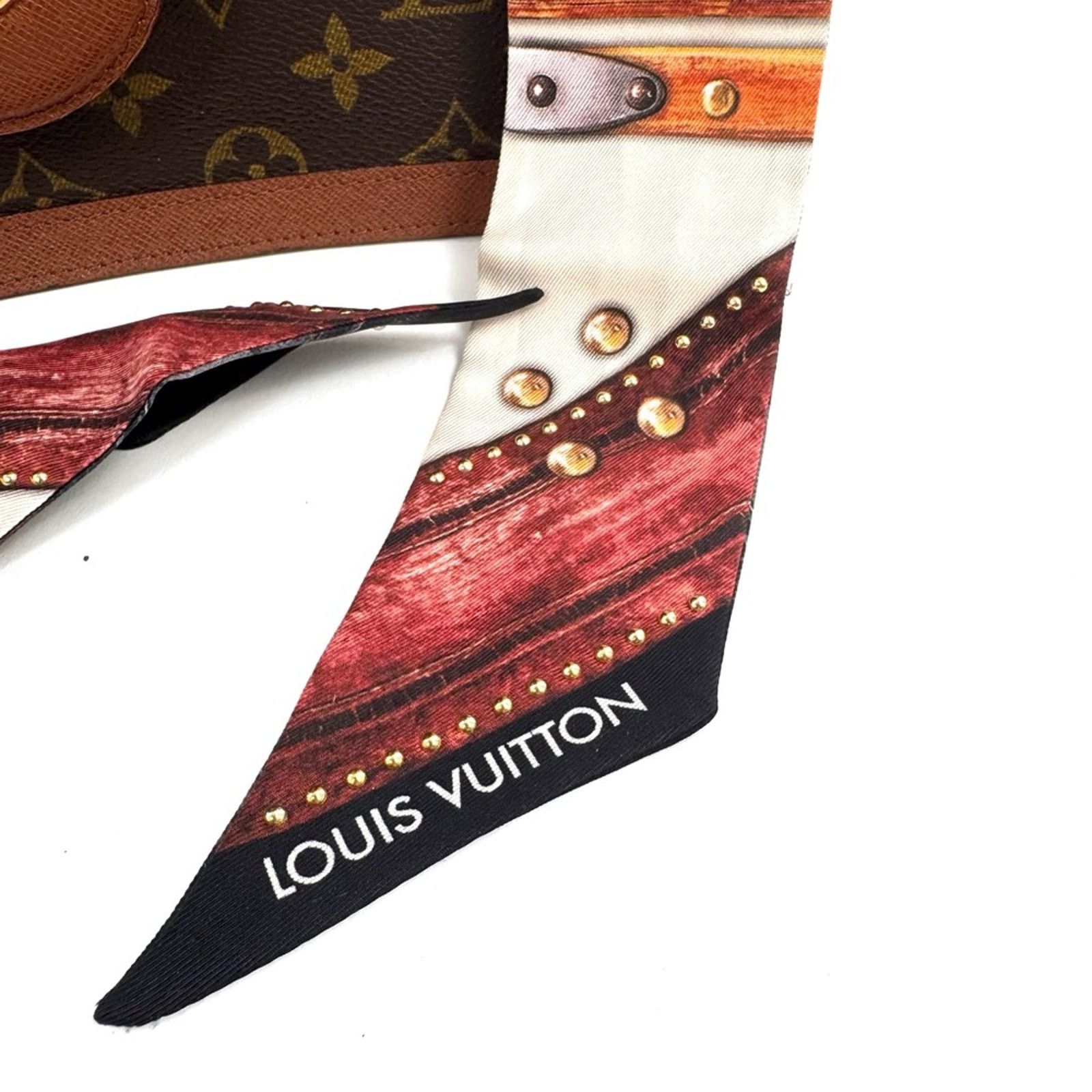 Louis Vuitton Rare LV Monogram Bag Scarf or Vachetta Handle Protector Size ONE SIZE - 13 Thumbnail