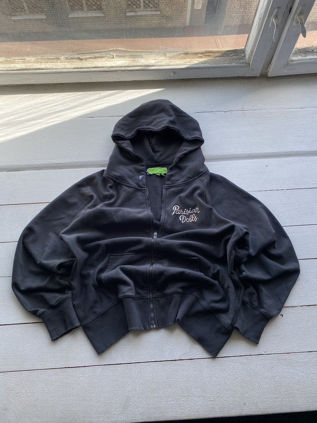 Other × Vintage Virgin Label Sandrine Rose LA Usa Faded Distressed Hoodie Size US M / EU 48-50 / 2 - 1 Thumbnail