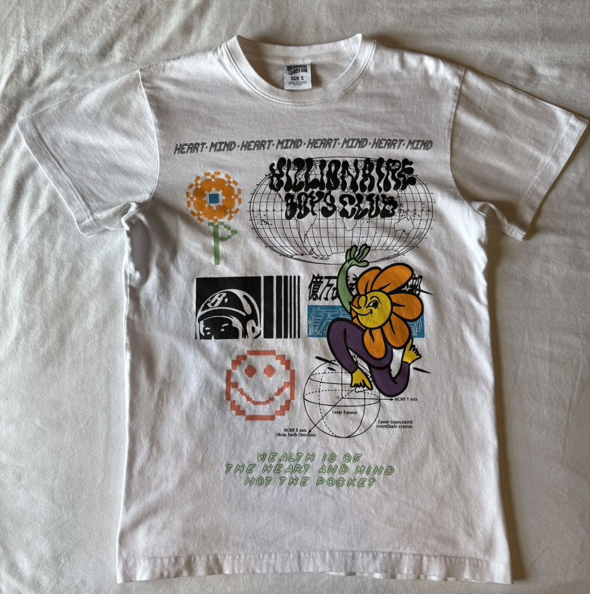 Billionaire Boys Club Billionaire Boys Club BB Flora White Graphic Logo Cotton Size US S / EU 44-46 / 1 - 1 Thumbnail